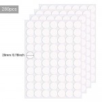 280 Double Sided Sticky Dots, Surard 0.79” Clear Adhesive Putty Round Circle Glue Tack Tab Pad Tape for Party, Office, Artwork, Photo Wall, Poster, DIY, Craft, Bulletin, Classroom Decoration Paste