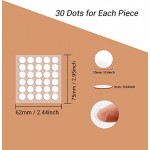 420 Clear Removable Double Sided Glue Sticky Dots, Surard Round Circles Adhesive Poster Dots Tacky Putty for Balloon, Crafts, DIY, Artwork, Birthday, Christmas Party, Wedding Decoration