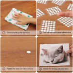 420 Clear Removable Double Sided Glue Sticky Dots, Surard Round Circles Adhesive Poster Dots Tacky Putty for Balloon, Crafts, DIY, Artwork, Birthday, Christmas Party, Wedding Decoration