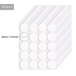 Clear Glue Point Dots for Crafts, Surard 40mm Removable Glue Adhesive Putty, 360 Pcs Double Sided Glue Point Circles Stickers for Holiday Decoration Hanging Poster Pictures Artwork Balloon, 1.57” Dia