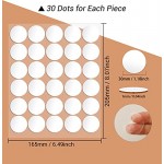 Clear Sticky Dots, Surard 150 Large Double Sided Round Adhesive Putty 30mm/1.18” Two Sided Tacky Sticker Circles for Balloon, Phone Socket, DIY, House, Office, Classroom, Wedding Decorations