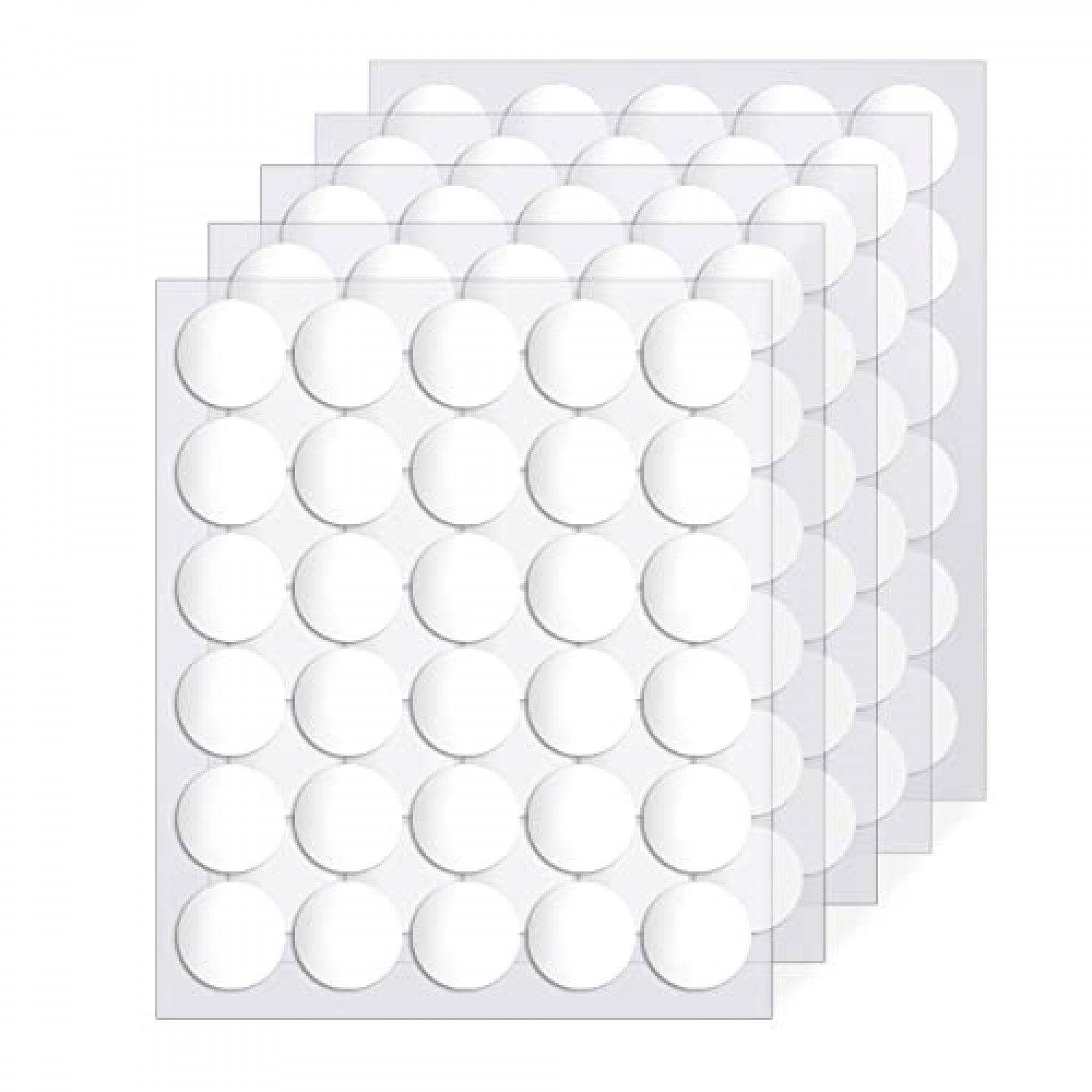 Clear Sticky Dots, Surard 150 Large Double Sided Round Adhesive Putty  30mm/1.18” Two Sided Tacky