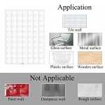 Glue Adhesive Dots for Crafts，Surard 140 Pcs Removable Clear Adhesive Putty Double Sided for Decoration, 20mm Mounting Sticky Putty Circles for Wood, Glass, Ceramic, Metal, Plastic, Tile Wall