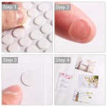 Surard 1000 Clear Sticky Dots, Double Sided Round Circle Adhesive Removable Tacky Putty 10mm/0.39” Transparent Waterproof Mounting Sticker Tape for Craft DIY, Cars, Home, Photo, Office, Party Paste