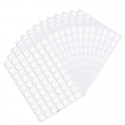 Surard 1000 Clear Sticky Dots, Double Sided Round Circle Adhesive Removable Tacky Putty 10mm/0.39” Transparent Waterproof Mounting Sticker Tape for Craft DIY, Cars, Home, Photo, Office, Party Paste